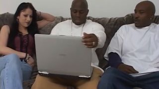 [GetFreeDays.com] Two horny black guys fuck a young brunette hardcore Adult Clip January 2023-0