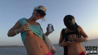 xxx clip 17 blonde granny porn Naked Beach Day and Sunset Boat Ride, teen on party-7