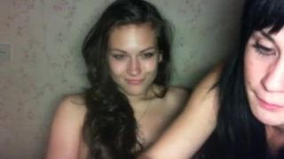 Two cute amateur lesbian teens licking and fingering pussy each other on webcam Amateur-7