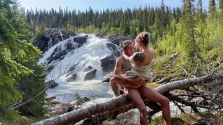 Implantboy Swe,Sessa Skye - We came to see the waterfall but stayed for this - RosySky 4k 60fps-0