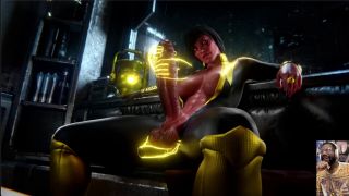 L6RD7BLU3 - Large Cock Ass Ashe Sucks Her Own Futa Cock, Yellow Lantern Jerks Off Her Large Futa Cock-0