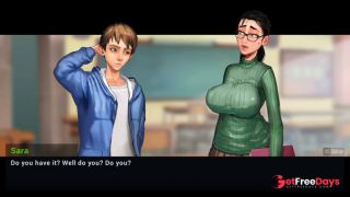 Desi aunty in cartoon character make hot seen-5