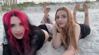 Lexiegrll JOI in the Sand (Fetish porn)-0