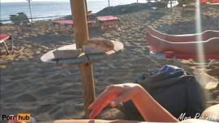 Nude Stepmom Showers Off My Cum At Public Beach After Risky Cumshot 1080p-1