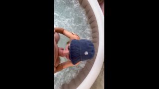 CatAndDick PART 1 C&D - Blowjob and Facial in the Jacuzzi!!-4