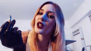 free adult video 16 Mistress Elis Euryale: An ass-htray for the Nurse on smoking drool fetish-8