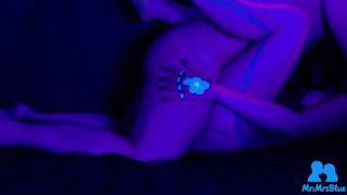 Romantic Sex UV Light hot fuck in the dark-0