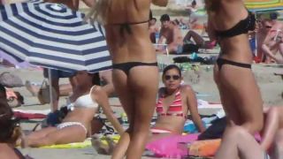 Bar girls dancing on the beach-0