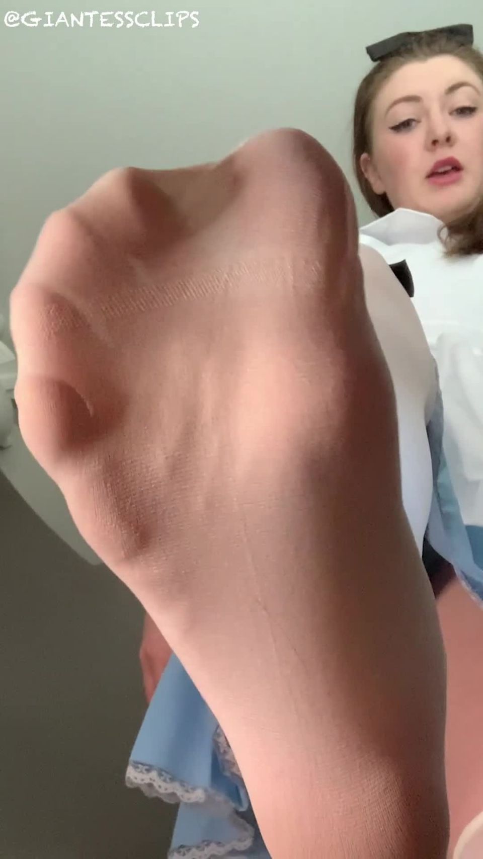 online video 5 nylon feet fetish Larger Than Life – Freckled In Wonderland Giantess Feet, larger than life on feet porn