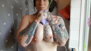 xxx clip 14 big ass 60 amateur porn | TattooedMilfyMama – Shower Showoff | shower-8