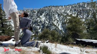 Hot sex of a young couple in nature-1