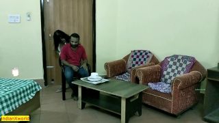 Indian hot milf aunty has hot sex with he servant hindi f...-1