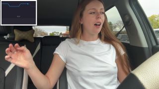 Braless Pit Stop In The Drive Thru With My Lush On Max 1080p-1