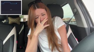 Braless Pit Stop In The Drive Thru With My Lush On Max 1080p-6