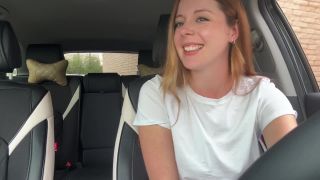 Braless Pit Stop In The Drive Thru With My Lush On Max 1080p-9