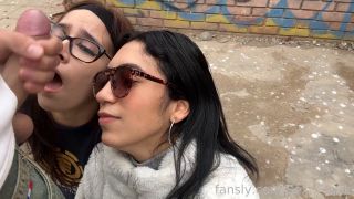  fetish SexnFreak  Double Blowjob And Cumwalk From Out Of An Abandoned Building [FullHD 1080p] 2025 fetish -5