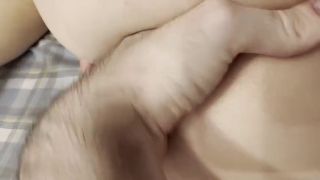 Masturbation Stretching anal to my slut wife-8