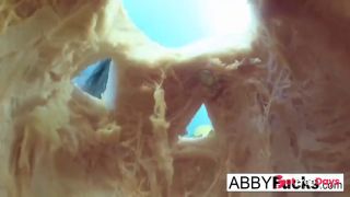 Gorgeous Big Tittied Brunette Carves a Pumpkin-9