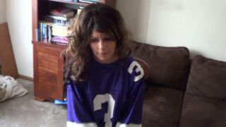 LeggyBondage STORMY EVANS BOUND FAN BRINGS BAD JERSEY FULL VIDEO -1