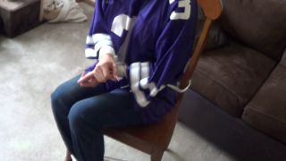 LeggyBondage STORMY EVANS BOUND FAN BRINGS BAD JERSEY FULL VIDEO -2
