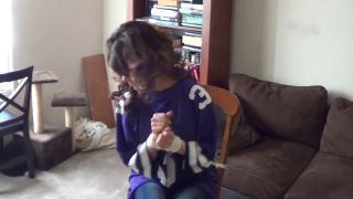 LeggyBondage STORMY EVANS BOUND FAN BRINGS BAD JERSEY FULL VIDEO -3