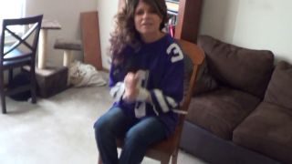 LeggyBondage STORMY EVANS BOUND FAN BRINGS BAD JERSEY FULL VIDEO -4