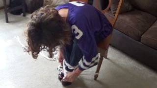 LeggyBondage STORMY EVANS BOUND FAN BRINGS BAD JERSEY FULL VIDEO -8