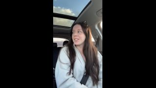 Nadia Foxx Wintery Tim Horton's Drive Thru Visit with My Pornhub Vibrator!!-4