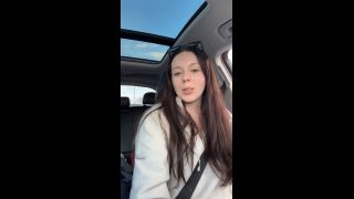 Nadia Foxx Wintery Tim Horton's Drive Thru Visit with My Pornhub Vibrator!!-6