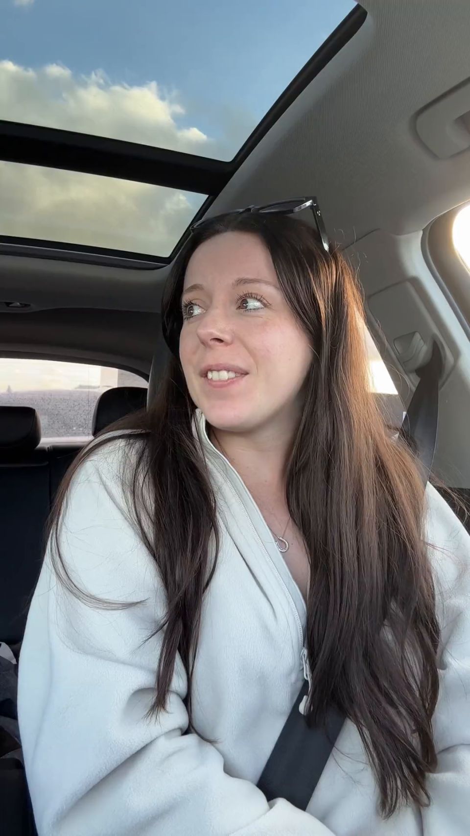 Nadia Foxx Wintery Tim Horton's Drive Thru Visit with My Pornhub Vibrator!!