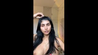 Mia Khalifa, Shower Bare Naked Perfect Tits Onlyfans (Amateur porn)-3