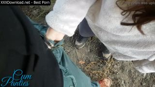 Cumshot In Panties Near Trains - Public-3