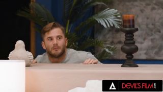 Redhead DEVILS FILM Lilly Bells Solo Session Busted Intense Face Fucking Frenzy-1