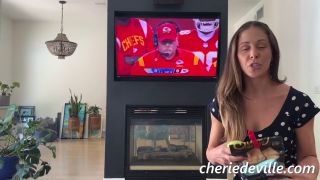 Cherie Deville - POV: Stepmom Bounces On It During the Big Game-1