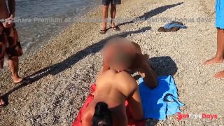 CUM PARTY ON THE BEACH MY ASSHOLE IS THERE FOR EVERYONE-8