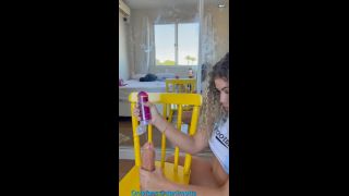 fetish NAUGHTY BLONDE INFLUENCER PUTS GIANT TOY INTO PUSSY Daniella Motta [SD 1920p] 2025 fetish  -1