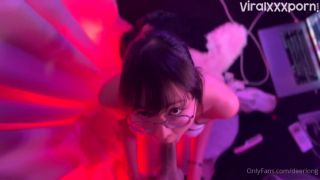 Deerlong  porn asian Deerlong Gets On Her Knees And Sucks A Cock Dry-1