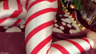 Nikki Sequoia Backdoor Santa Candy Cane Anal Onlyfans (Amateur porn)-0