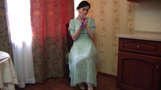 Wanilianna e132 Sweet dildo time and silk stockings - Solo-1