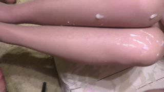 Amateur Teen Step Sis Hadnjob and Cum on her Pantyhose 4 -4