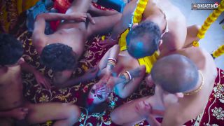 Star Sudipa - Before Wedding Indian Wife Gang Bang Fucked By 4 Groomsmen (Teen)-7
