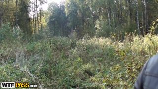 MyPickupGirls.com - Eva Dark - Hot pick up fucking in the forest Pantyhose!-9