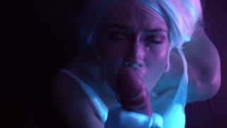 6248 Scarlet Chase - Black Light Close Up Blowjob-9