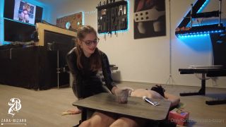 online adult clip 5 Zara Bizarr: Cock Polished With Toothpaste on fetish porn femdom foot domination-4