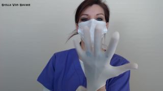 Stella Von Savage Milking Procedure Handjob Latex Gloves Latex!-1