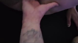Pussy Licking TEEN in Socken Strapse und wird Gefingert, Gerieben und Geleckt-7
