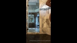 Mature Christina Khalil Teases in POV Bikini Shower OnlyFans Leak Video Christina Khalil-9
