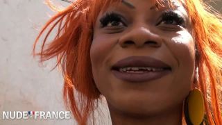 Naomie Lionness - Ebony Milf fucks voyeur from the park - NudeInFrance Black-1