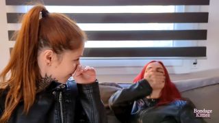 Bondage Kitties: Leather Girls Full HD Femdom Fun-1