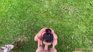 [Amateur] Creampie under an Orange Tree-2